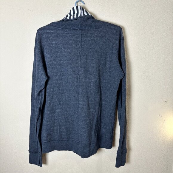 Lululemon Reversible In A Cinch Long Sleeve Funnel Neck Tee Top Size 10 - Picture 5 of 9